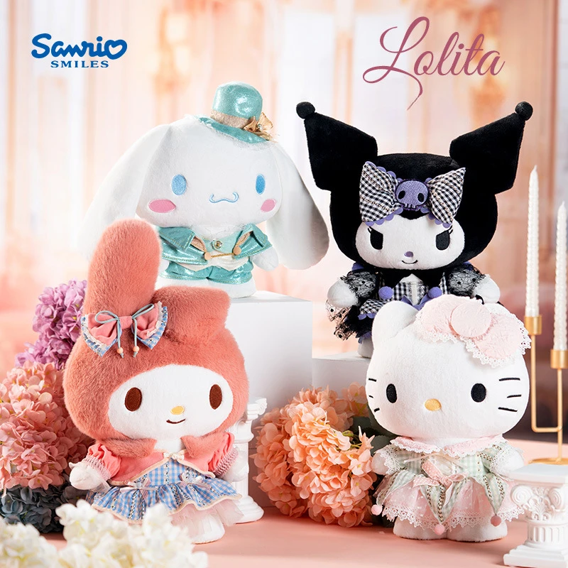 Sanrio Kawaii Hello Kitty Melody Stuffed Animal Lolita Steampunk Series Stuffed Toys Plush Dolls Birthday Gift
Sanrio Kawaii Hello Kitty Melody Stuffed Animal Lolita Steampunk Series Stuffed Toys Plush Dolls Birthday Gift