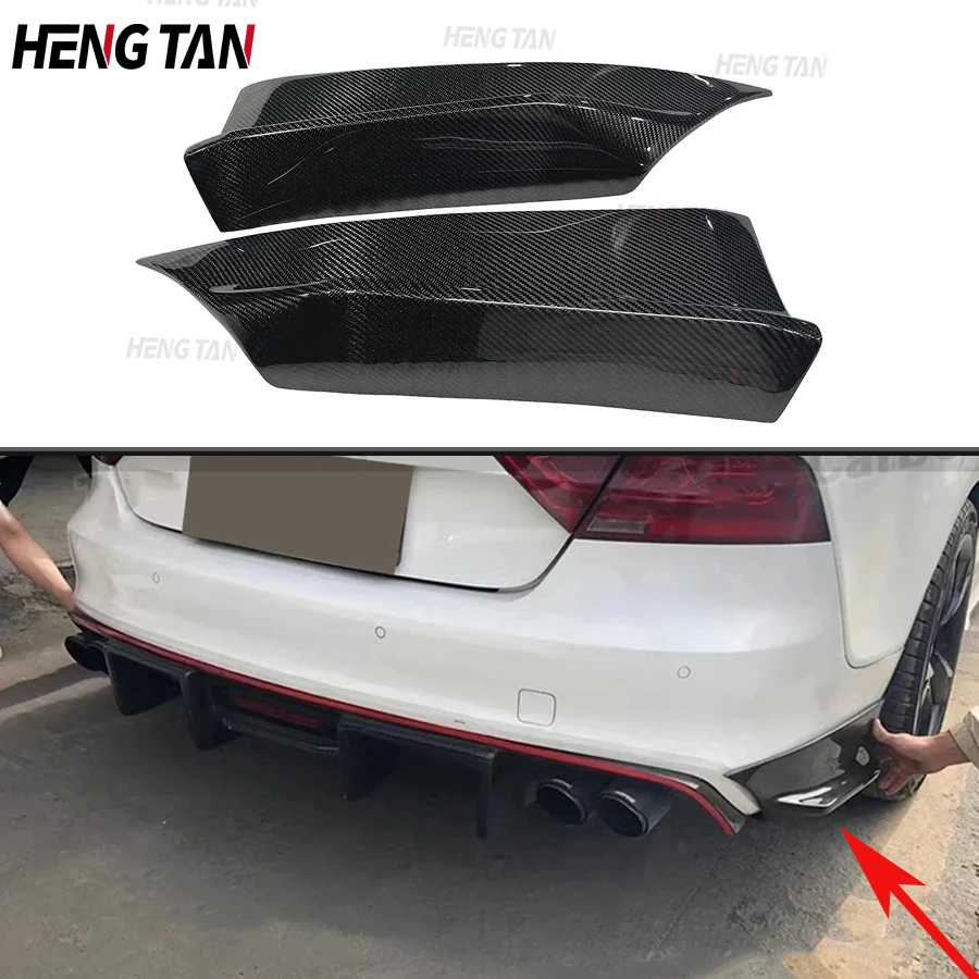 A7 Carbon Fiber Car Black Rear Bumper Splitter For Audi A7 S7 RS7 2013-2016 Side Splitters parts Body kit
A7 Carbon Fiber Car Black Rear Bumper Splitter For Audi A7 S7 RS7 2013-2016 Side Splitters parts Body kit