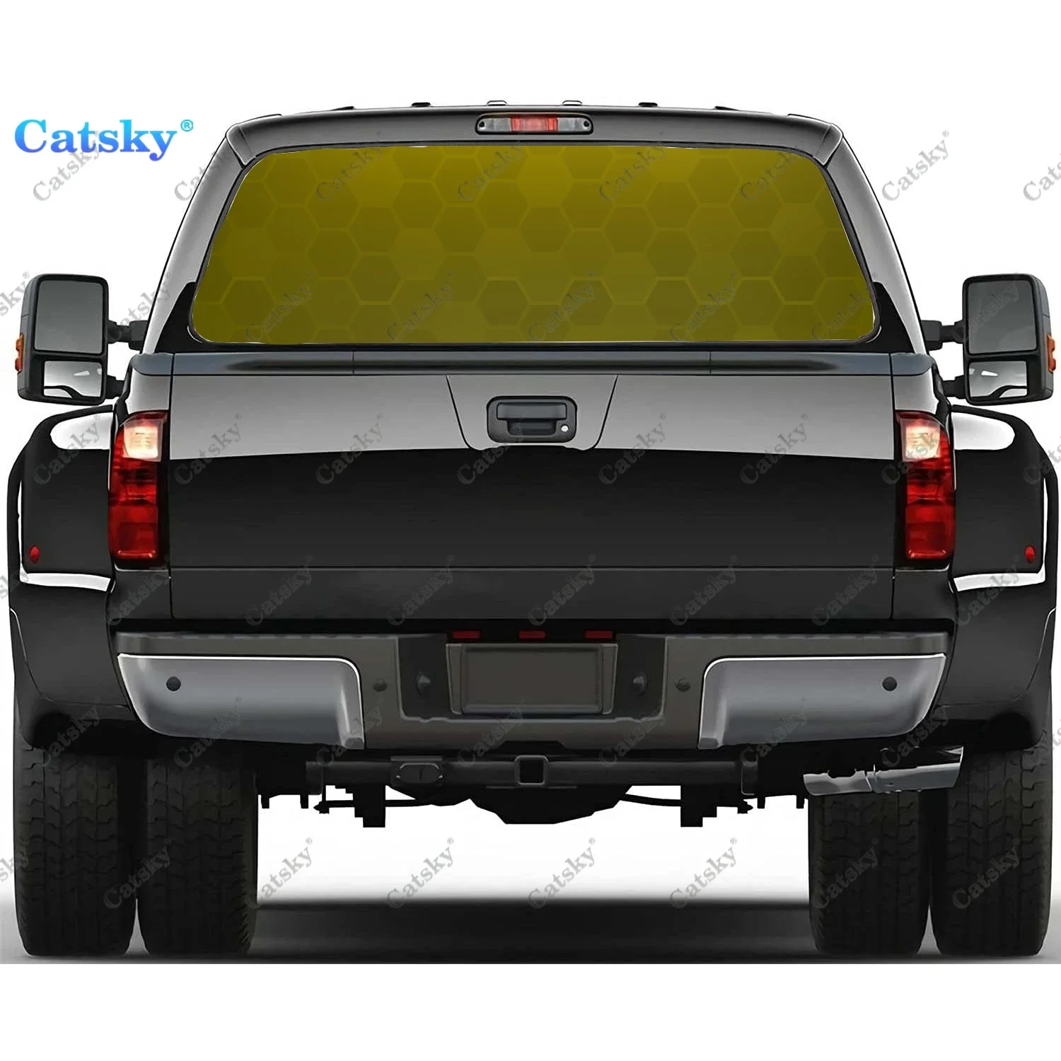 Honeycomb Pattern Rear Window Decals for Truck,Pickup Window Decal,Rear Window Tint Graphic Perforated Vinyl Truck Sticker
Honeycomb Pattern Rear Window Decals for Truck,Pickup Window Decal,Rear Window Tint Graphic Perforated Vinyl Truck Sticker