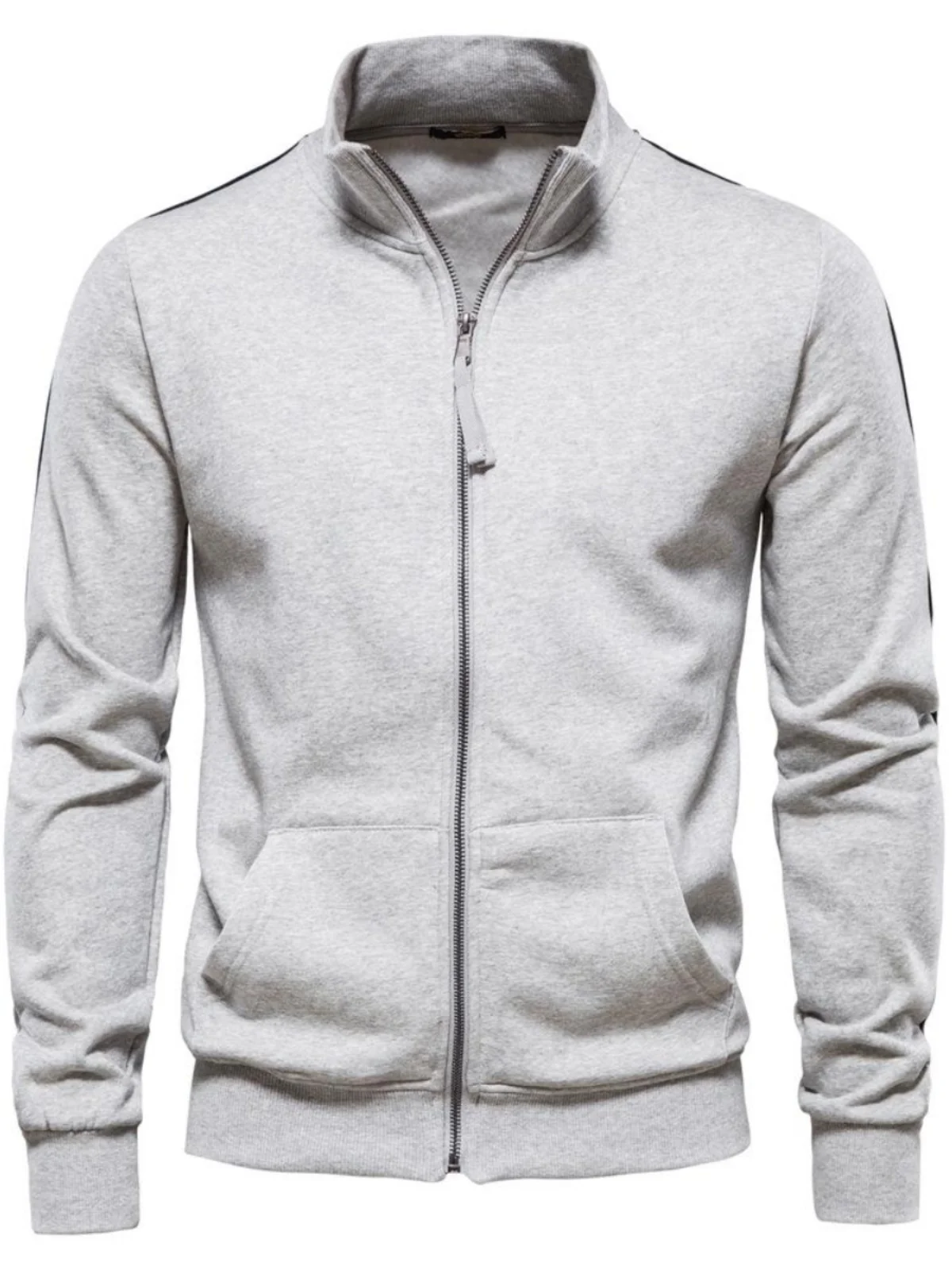 Trendy Men's Long Sve Hoodie Zipper Stand Collar Cardigan Jaet Casual Loose Fit Cotton Spring Autumn Spor Sle
Trendy Men's Long Sve Hoodie Zipper Stand Collar Cardigan Jaet Casual Loose Fit Cotton Spring Autumn Spor Sle