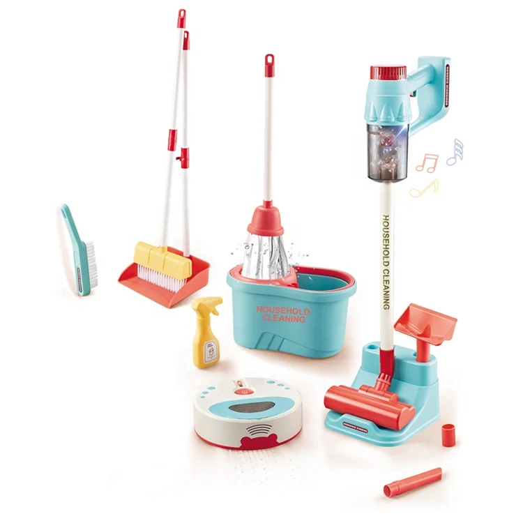House Pretend Play Toys Electric Mini Kids Robot Vacuum Cleaner Tool Cleaning Kit Sweeping with Light Music
House Pretend Play Toys Electric Mini Kids Robot Vacuum Cleaner Tool Cleaning Kit Sweeping with Light Music