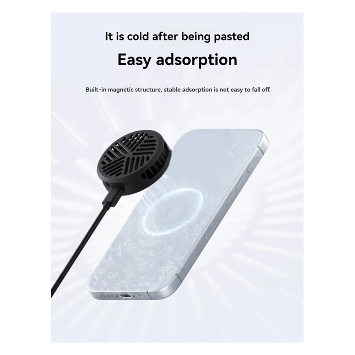A27U Hot Magnetic Cell Phone Cooler Cooling Fan Mobile Phone Radiator for 15 Pro Gaming Live Stream A
A27U Hot Magnetic Cell Phone Cooler Cooling Fan Mobile Phone Radiator for 15 Pro Gaming Live Stream A