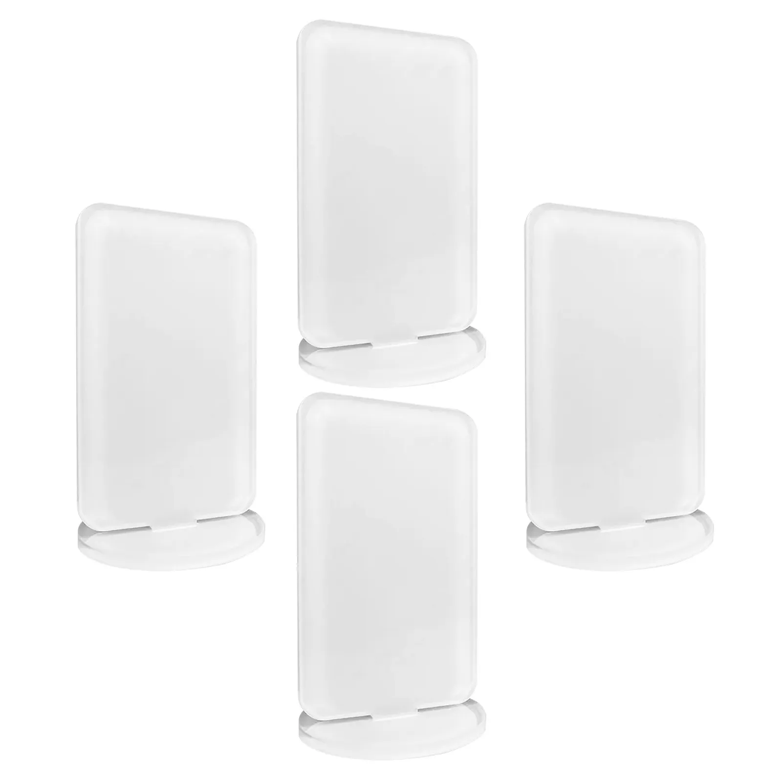 4Pcs Blank Acrylic Sublimation Display Stand Modern Space Saving Table Sign Base for DIY Restaurant Wedding Office Party Decor
4Pcs Blank Acrylic Sublimation Display Stand Modern Space Saving Table Sign Base for DIY Restaurant Wedding Office Party Decor