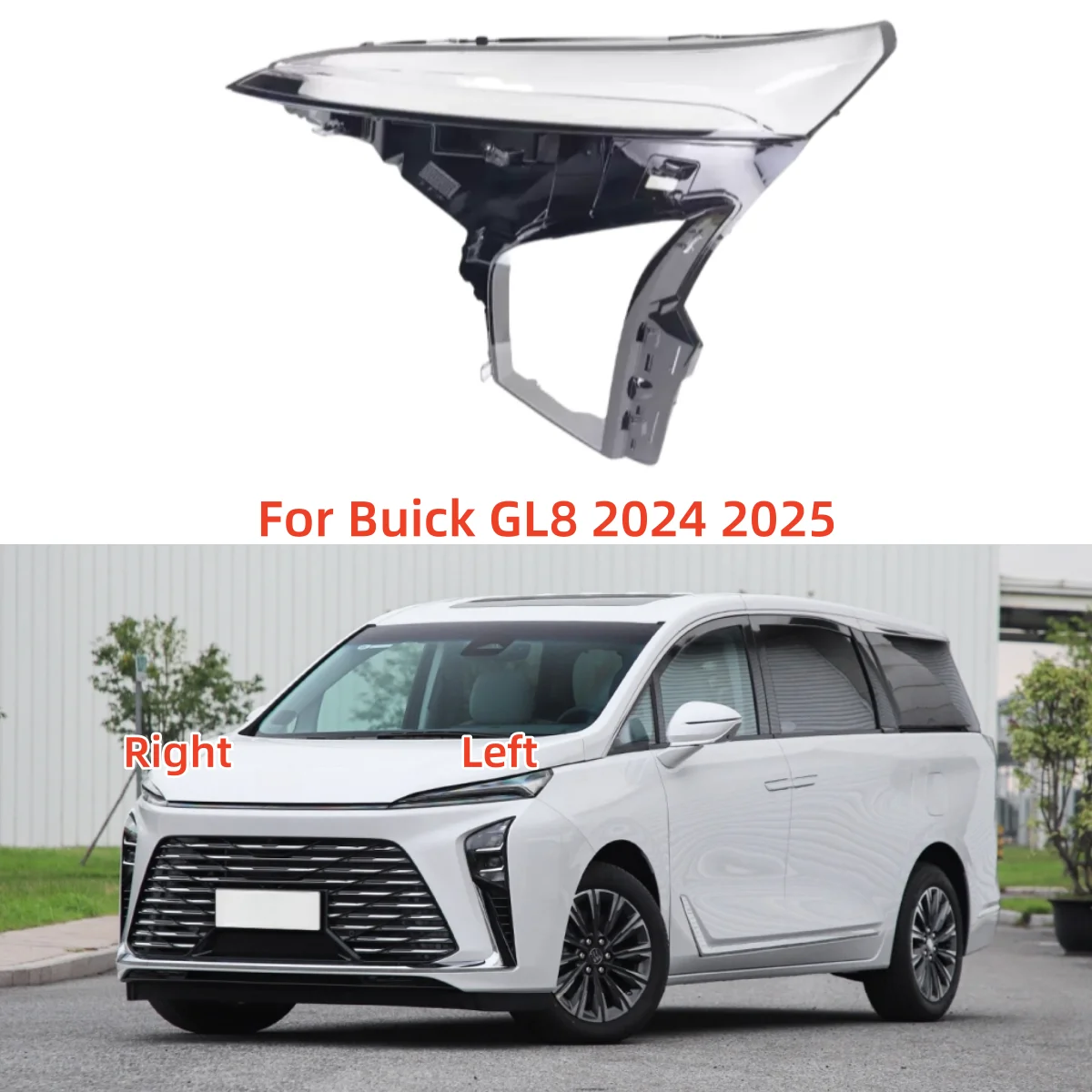 Для Buick GL8 2024 2025 автомобильная передняя фара, крышка объектива, прозрачный абажур, капот для фары
Для Buick GL8 2024 2025 автомобильная передняя фара, крышка объектива, прозрачный абажур, капот для фары