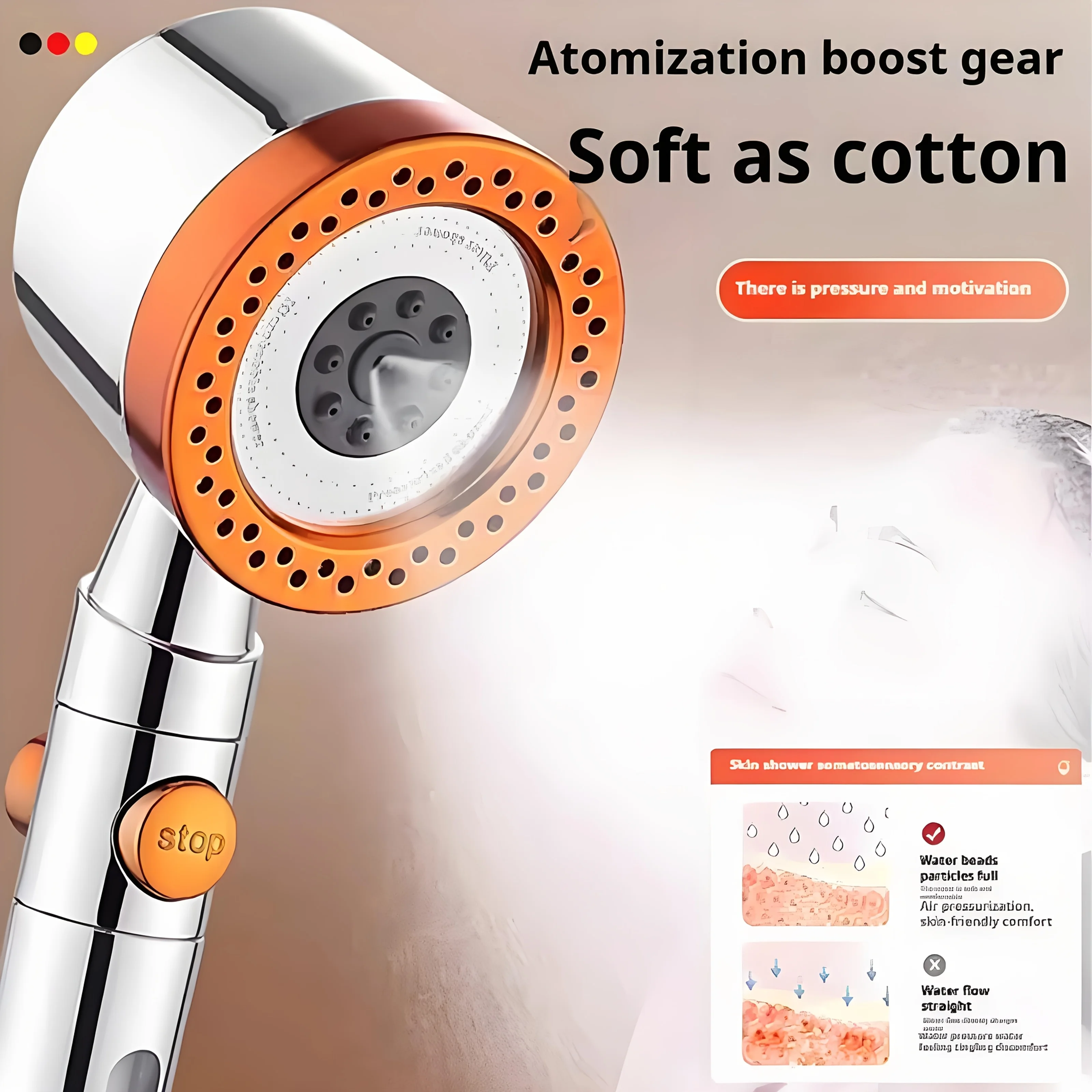 High-Pressure Handheld Shower Head,Built-In Filter, Easy Wall-Mount Installation, Ideal for Luxurious Bathroom Showers &Gift
High-Pressure Handheld Shower Head,Built-In Filter, Easy Wall-Mount Installation, Ideal for Luxurious Bathroom Showers &Gift