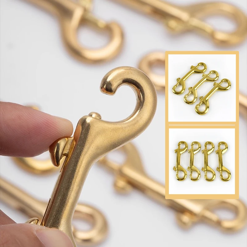 1/2/3/4/5Pcs Solid Brass Lobster Trigger Buckle Double End Snap Hook Leather Craft Bag Strap Carabiner Clips Buckles Supplies
1/2/3/4/5Pcs Solid Brass Lobster Trigger Buckle Double End Snap Hook Leather Craft Bag Strap Carabiner Clips Buckles Supplies
