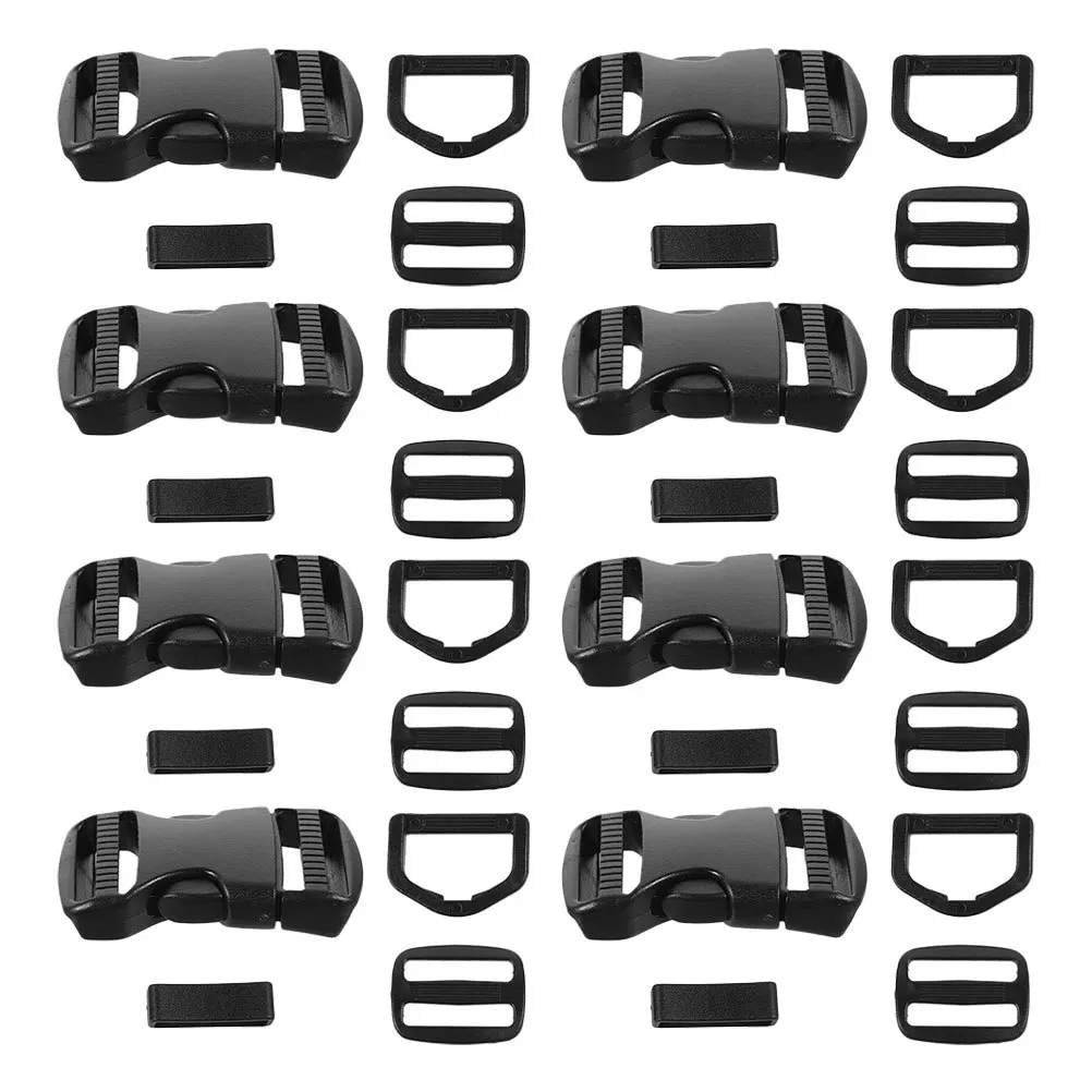 8Sets Pet Collar Buckles Adjustable Replacement Strap Slide Buckles Multi-Use Quick Release Buckle Kit for Collar Webbing
8Sets Pet Collar Buckles Adjustable Replacement Strap Slide Buckles Multi-Use Quick Release Buckle Kit for Collar Webbing