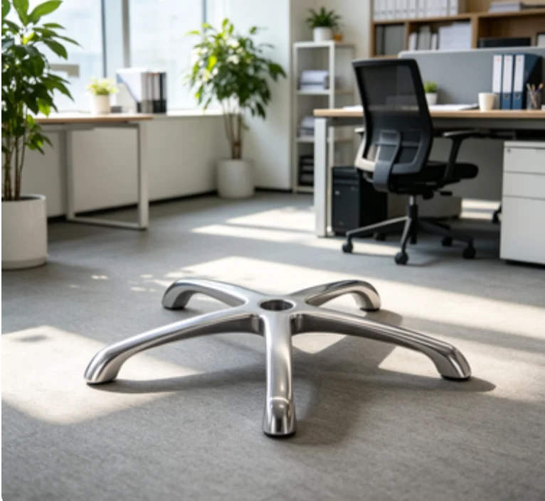 Flat Foot Five-Star Chair Base, Sturdy Aluminum Alloy Bracket for Office, Home and Hotel Leisure Computer Chair
Flat Foot Five-Star Chair Base, Sturdy Aluminum Alloy Bracket for Office, Home and Hotel Leisure Computer Chair
