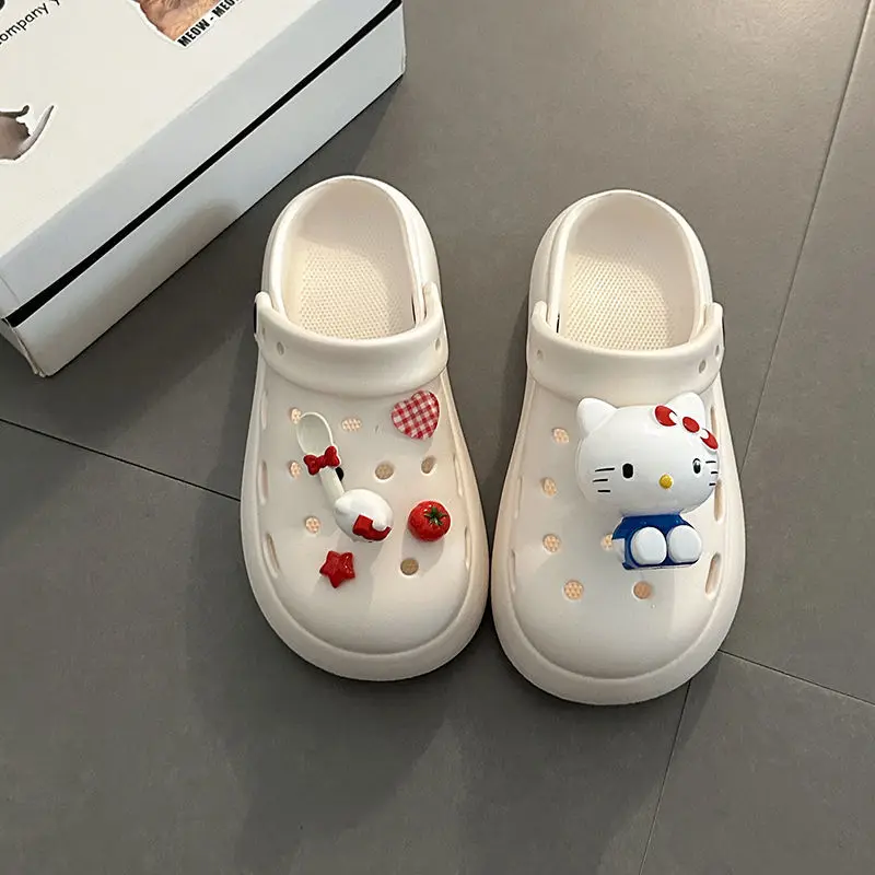 Kawaii Hello Kitty Women Cool Slippers Korean Sanrio Eva Beach Home Comfort Thick Sole Fashion Girl Outdoor Wear Cool Slippers
Kawaii Hello Kitty Women Cool Slippers Korean Sanrio Eva Beach Home Comfort Thick Sole Fashion Girl Outdoor Wear Cool Slippers