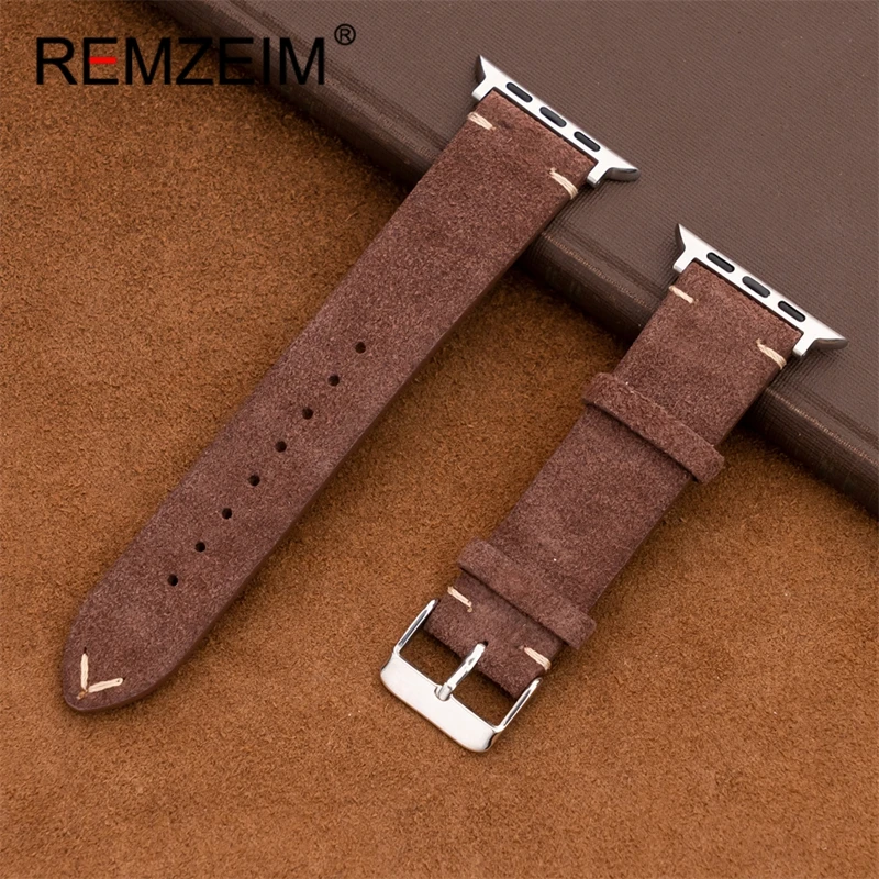 Suede Leather Band for Apple Watch 38/40/41/42/44/45/46/49mm Casual Wristwatch Strap for Iwatch 10 9 8 7 6 5 4 SE Ultra 2
Suede Leather Band for Apple Watch 38/40/41/42/44/45/46/49mm Casual Wristwatch Strap for Iwatch 10 9 8 7 6 5 4 SE Ultra 2