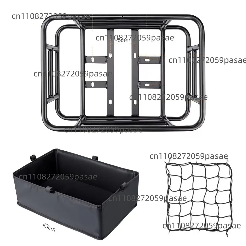 Heavy Duty Metal Rear Bicycle Basket Large Capacity Holder for Road and Mountain Bike Black Rack Mount
Heavy Duty Metal Rear Bicycle Basket Large Capacity Holder for Road and Mountain Bike Black Rack Mount