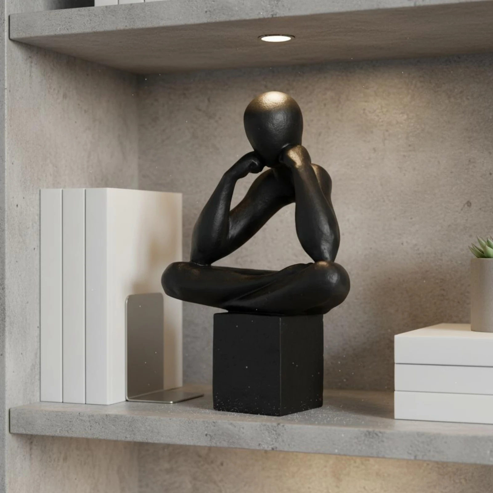 Thinker Statue Modern Minimalist Meditation Statue Abstract Person Sculpture Thoughtful Pose Abstract Sculpture Collectible
Thinker Statue Modern Minimalist Meditation Statue Abstract Person Sculpture Thoughtful Pose Abstract Sculpture Collectible