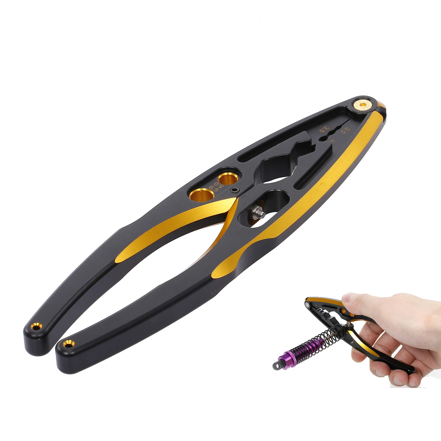 AM-190025 Multi Shock Clamp V2 3.0 3.5 4.0 Assembly Tool For RC Car Remote Control Cars
AM-190025 Multi Shock Clamp V2 3.0 3.5 4.0 Assembly Tool For RC Car Remote Control Cars
