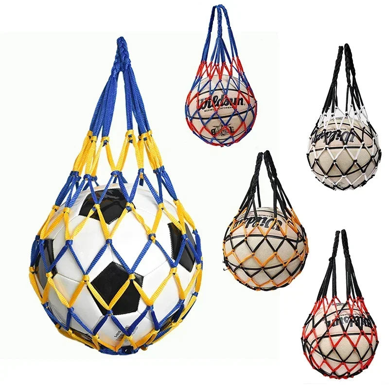 1PC Football Net Bag Nylon Bold Storage Bag Single Ball Carry Portable Equipment Outdoor Sports Soccer Basketball Volleyball Bag
1PC Football Net Bag Nylon Bold Storage Bag Single Ball Carry Portable Equipment Outdoor Sports Soccer Basketball Volleyball Bag