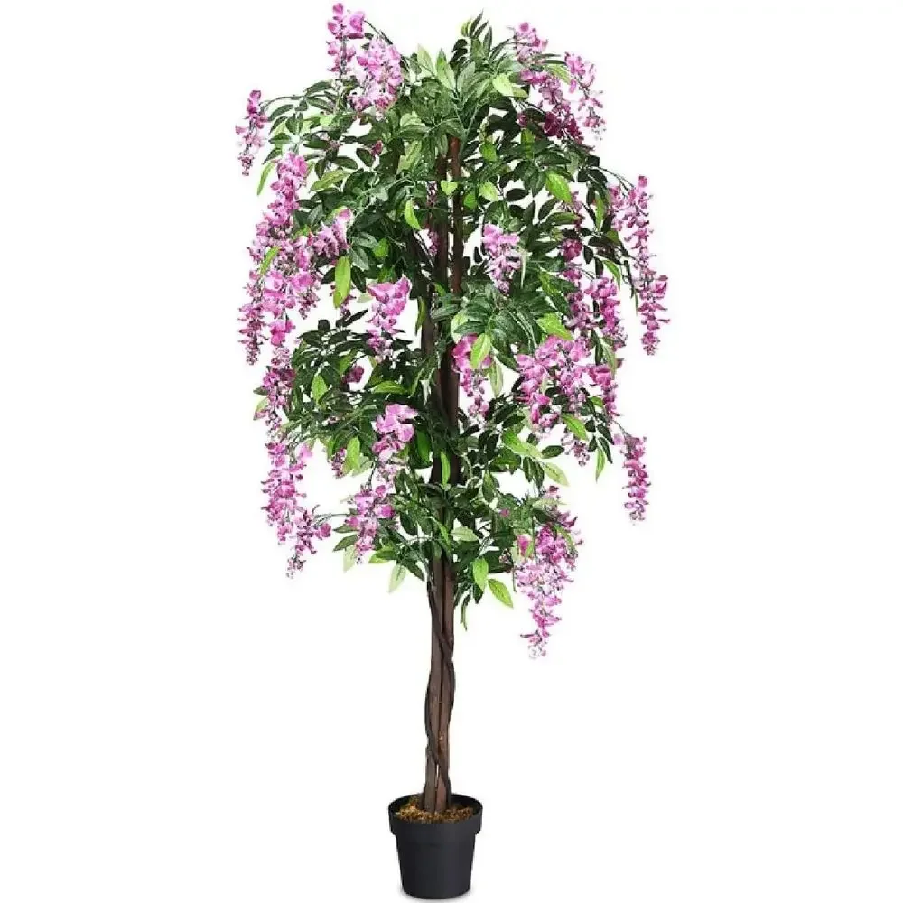 6-Foot Artificial Wisteria Tree with Pot, Greenery for Indoor or Outdoor, Suitable for Home, Office, Living Room
6-Foot Artificial Wisteria Tree with Pot, Greenery for Indoor or Outdoor, Suitable for Home, Office, Living Room