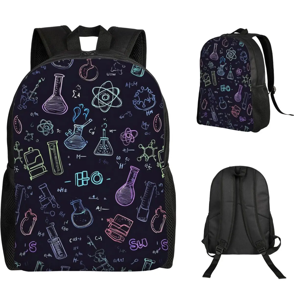 Scientific Experiment Element Style Backpack Student Boys Girls BookBag School Bag Laptop Shoulder Bags
Scientific Experiment Element Style Backpack Student Boys Girls BookBag School Bag Laptop Shoulder Bags