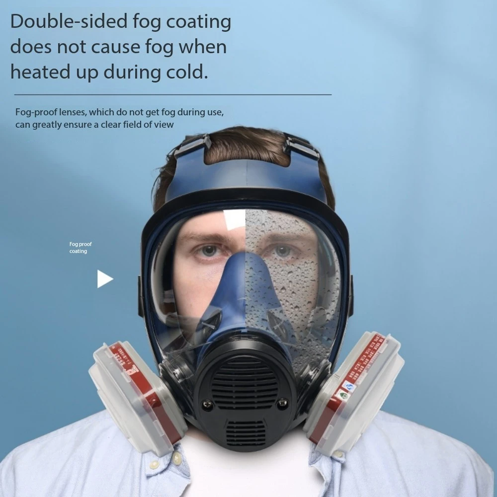 6800 Gas mask silicone full cover protection full face spray paint polishing dust smoke pesticide chemical fire gas protection
6800 Gas mask silicone full cover protection full face spray paint polishing dust smoke pesticide chemical fire gas protection