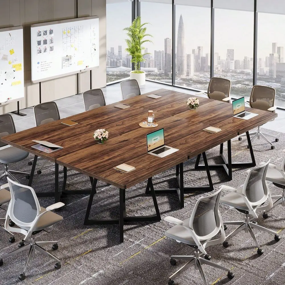 31.5Inch Square Conference Table For 24 People, Compact Office Table For Small Spaces, Seminar Room, Rustic Brown
31.5Inch Square Conference Table For 24 People, Compact Office Table For Small Spaces, Seminar Room, Rustic Brown