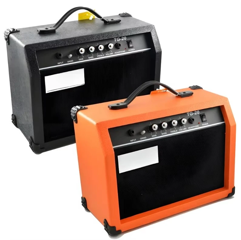 High Quality Guitar Amplifier MIC Wholesale Black/Orange Metal Material 20W 40W 60W 80W
High Quality Guitar Amplifier MIC Wholesale Black/Orange Metal Material 20W 40W 60W 80W