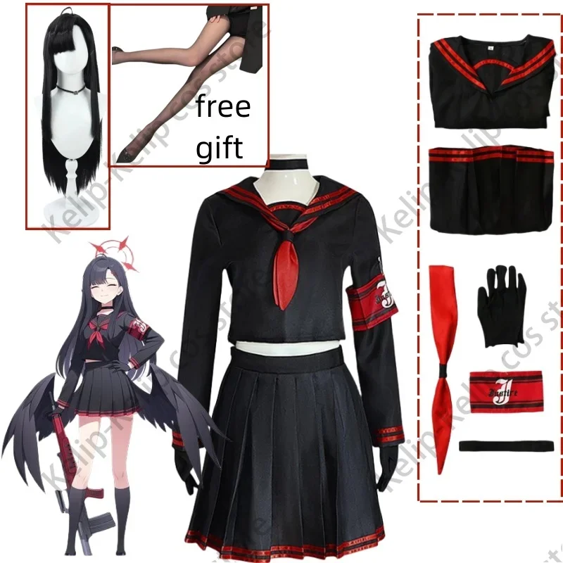 CosplayGame Blue Archive Nakamasa Ichika Cosplay Costume Wig Japanese Black JK School Uniform Skirt Woman Sexy Kawaii Christmas
CosplayGame Blue Archive Nakamasa Ichika Cosplay Costume Wig Japanese Black JK School Uniform Skirt Woman Sexy Kawaii Christmas