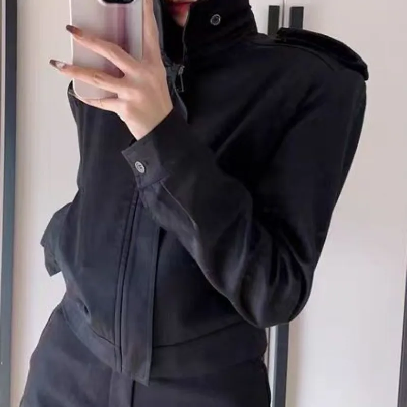 American Vintage Women's Trendy Cropped Jacket High-End Feel Casual Zipper Up Niche Design Wide Loose Fit for All Seasons
American Vintage Women's Trendy Cropped Jacket High-End Feel Casual Zipper Up Niche Design Wide Loose Fit for All Seasons