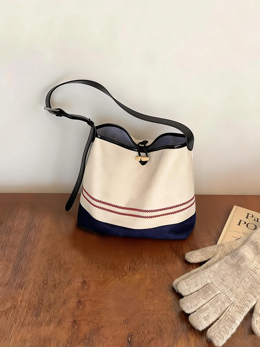 Women's Large Capacity Canvas Tote Bag 2026 New Style Luxury Trendy High-End Feel Single Shoulder Slant Crossbody Bag Spring
Women's Large Capacity Canvas Tote Bag 2026 New Style Luxury Trendy High-End Feel Single Shoulder Slant Crossbody Bag Spring