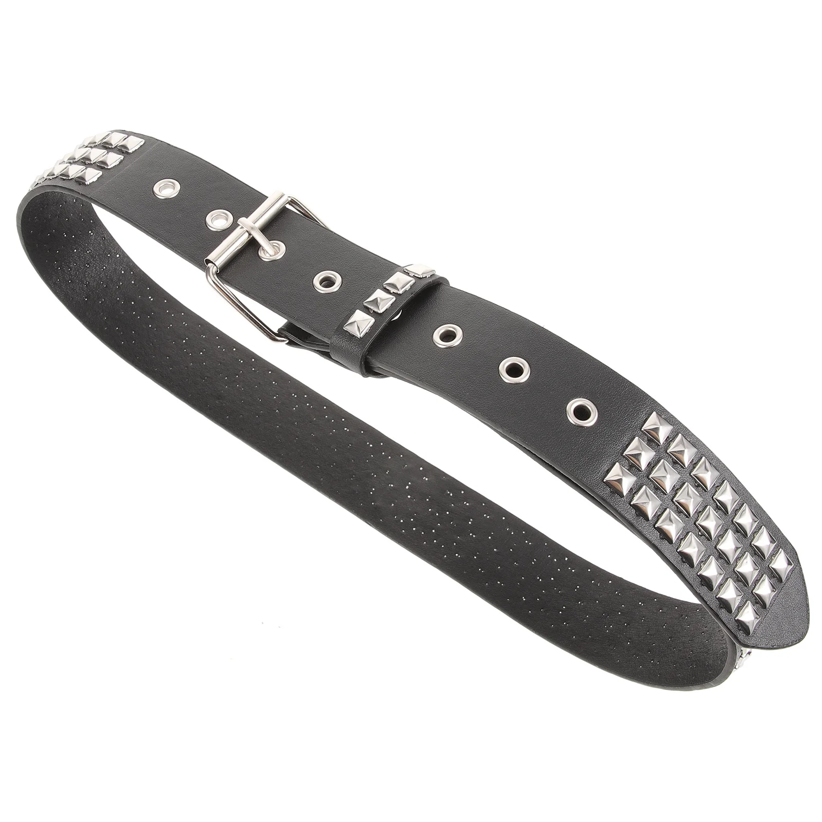 Rivet Punk Rows Square Punk Style Nails Female Waist Man Male For Pants Women Men Belt Jeans Street Female Belt Dance
Rivet Punk Rows Square Punk Style Nails Female Waist Man Male For Pants Women Men Belt Jeans Street Female Belt Dance