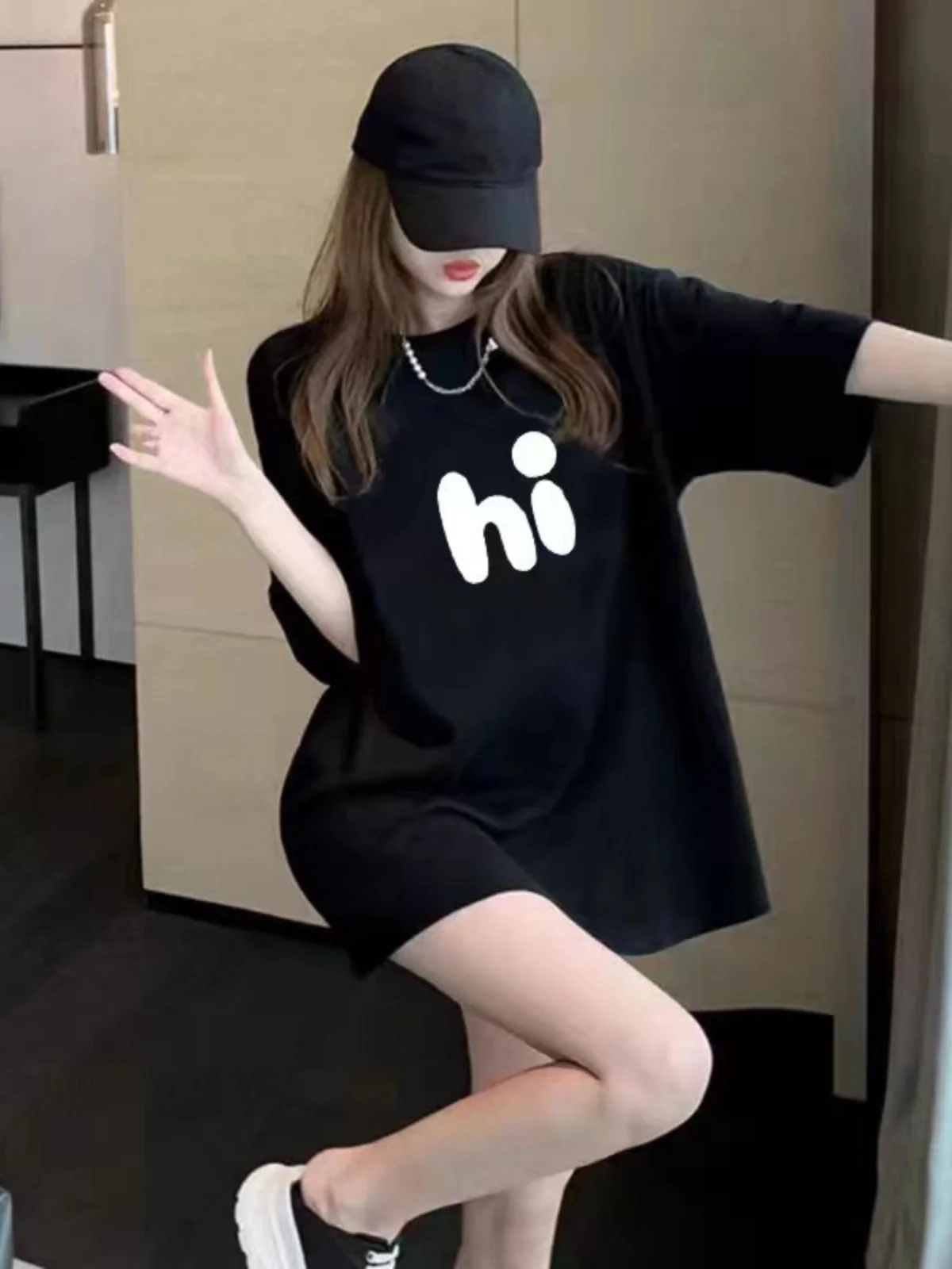 plus Size Oversize T-Shirt Women's Summer Loose Meat Covering Letter Top Korean Style Commute Wind And Pear Body Type
plus Size Oversize T-Shirt Women's Summer Loose Meat Covering Letter Top Korean Style Commute Wind And Pear Body Type
