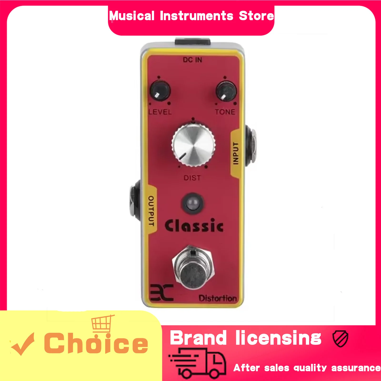 Электрогитарная педаль эффектов ENO TC15: Классический британский дисторшн с мощными среднечастотными частотами (запчасти для гитары)
Электрогитарная педаль эффектов ENO TC15: Классический британский дисторшн с мощными среднечастотными частотами (запчасти для гитары)