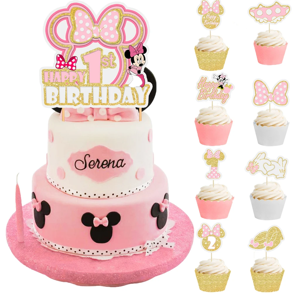Disney Minnie Mickey mouse kid favor 1st birthday party DIY decor banner cake decor birthday party Disposable tableware supplies
Disney Minnie Mickey mouse kid favor 1st birthday party DIY decor banner cake decor birthday party Disposable tableware supplies
