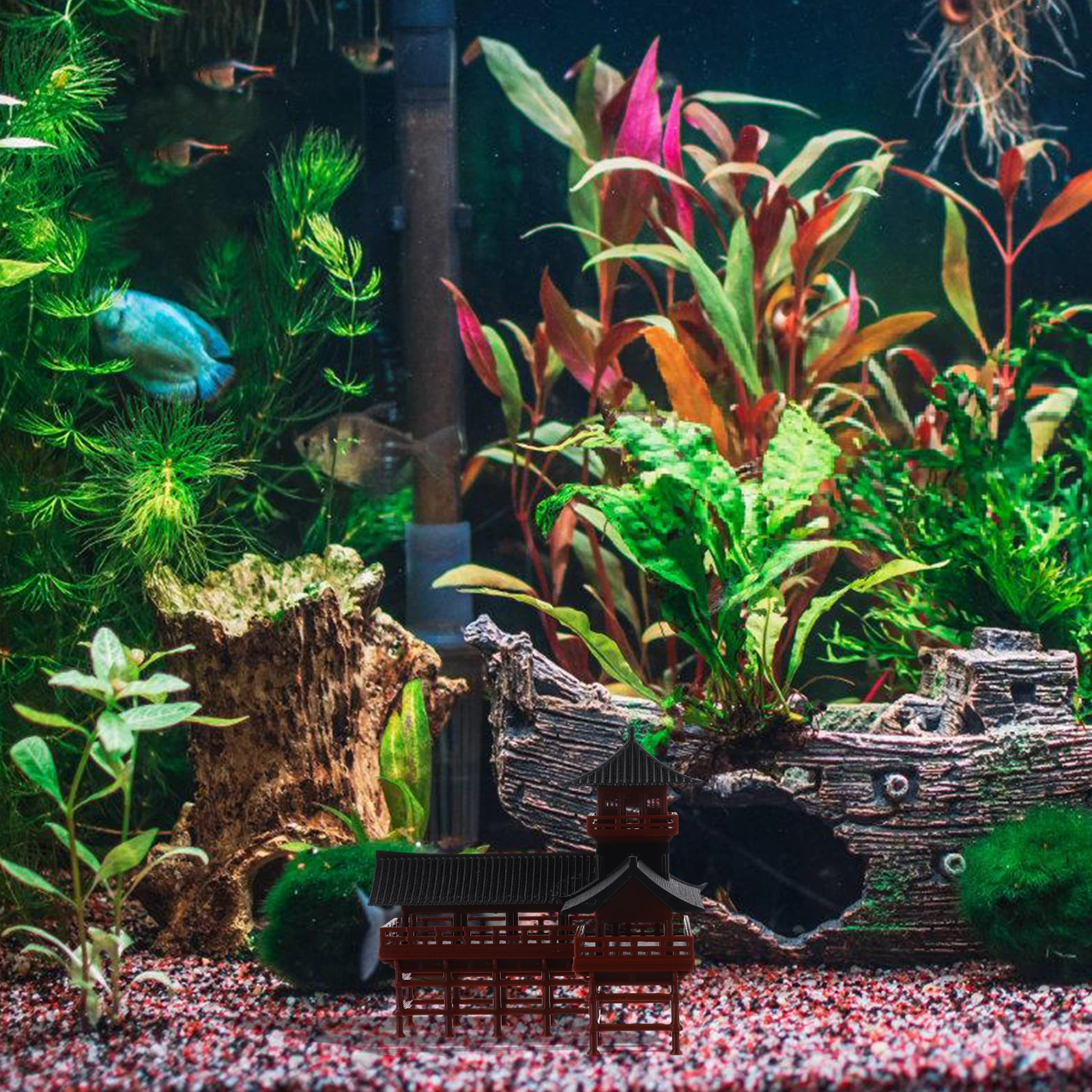 Mini Pavilion Statue Chinese Traditional Style Garden Decor Micro Landscape Decoration Aquarium Ornament Small Fish Tank Prop
Mini Pavilion Statue Chinese Traditional Style Garden Decor Micro Landscape Decoration Aquarium Ornament Small Fish Tank Prop