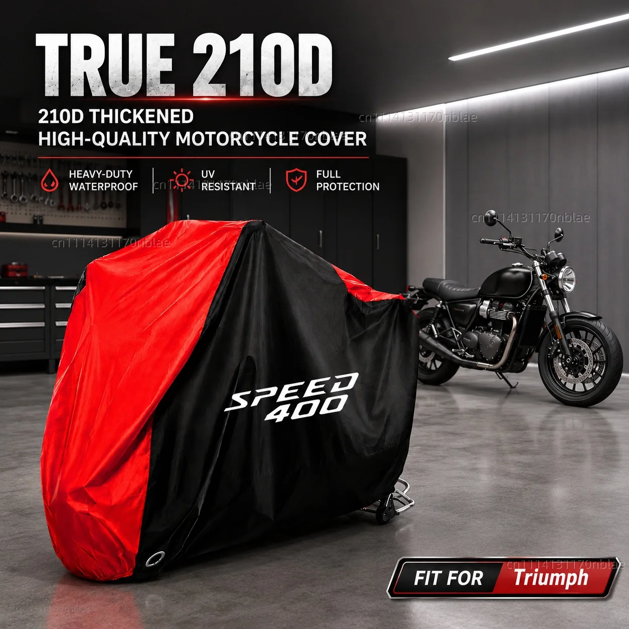 For Triumph Scrambler 400X 400 X Speed 400 2023 2024 210D Motorcycle Cover Waterproof Dustproof UV Moto Rain Cover
For Triumph Scrambler 400X 400 X Speed 400 2023 2024 210D Motorcycle Cover Waterproof Dustproof UV Moto Rain Cover