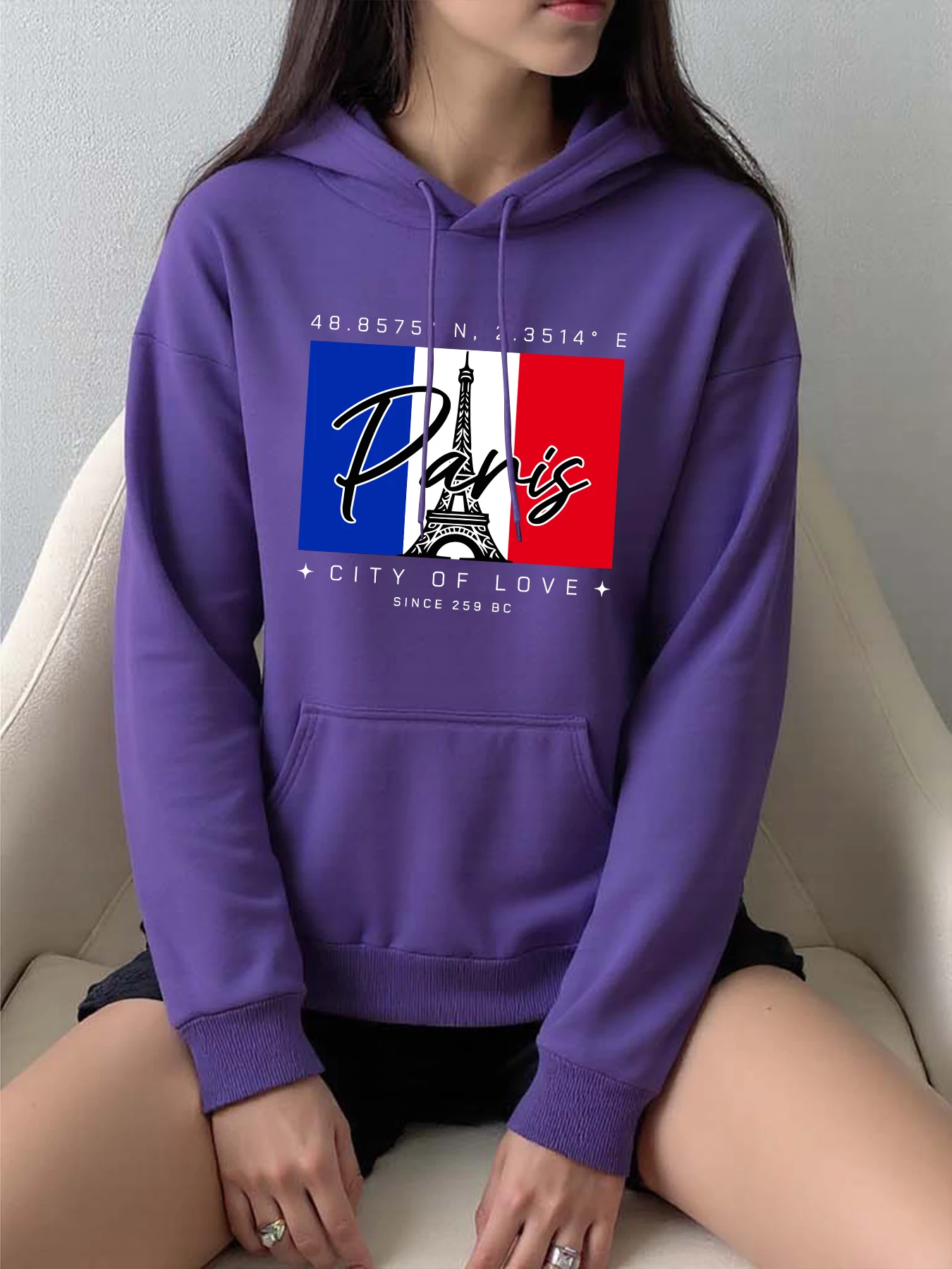 Париж Город любви с 259, женские толстовки с художественным буквенным принтом, флисовая одежда в стиле хип-хоп, осенняя толстовка с карманами, свободная уличная одежда
Париж Город любви с 259, женские толстовки с художественным буквенным принтом, флисовая одежда в стиле хип-хоп, осенняя толстовка с карманами, свободная уличная одежда