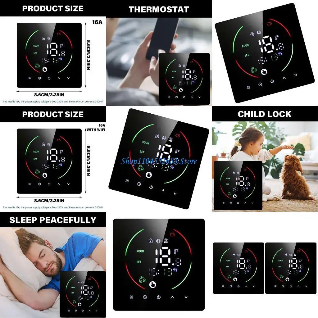 Y6GD Intelligent Thermostat Programmable Temperature Controller Electric Heating Temperature Remote Controller
Y6GD Intelligent Thermostat Programmable Temperature Controller Electric Heating Temperature Remote Controller