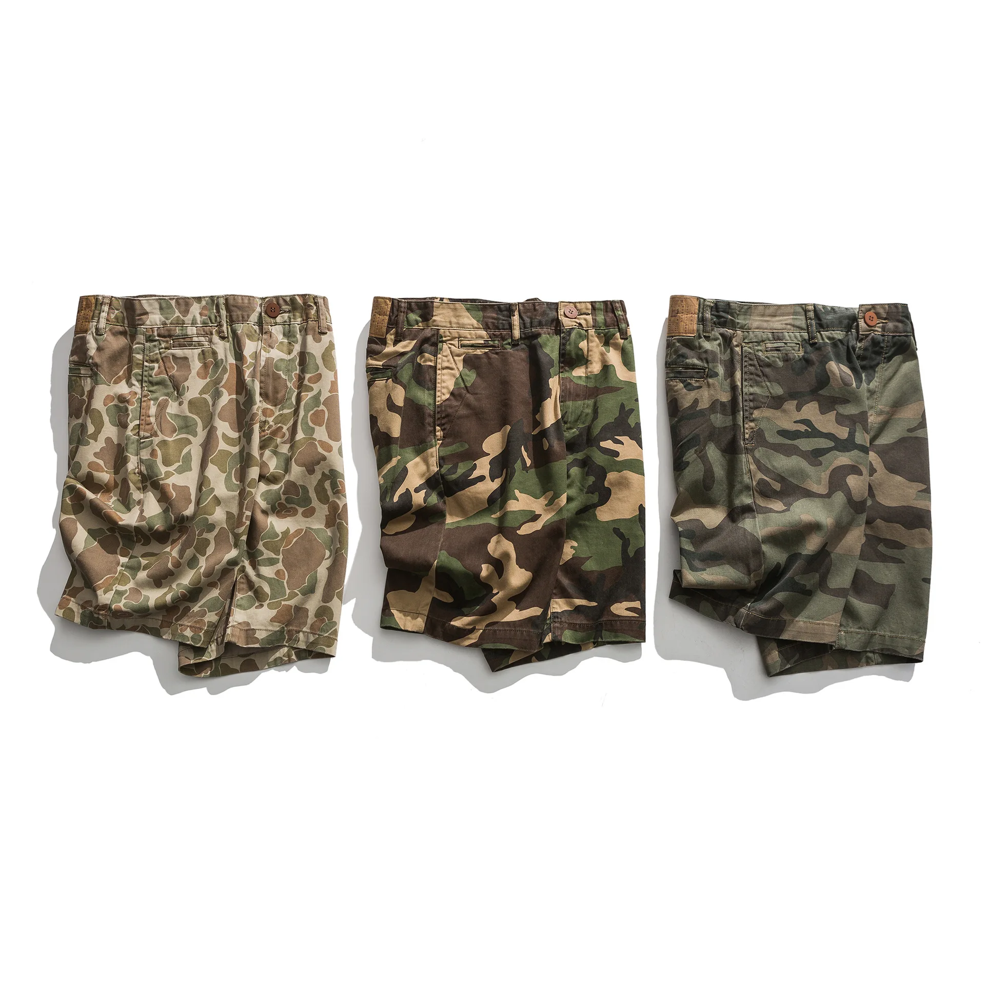 Chiguji American retro casual camouflage shorts for men_classic style return to the rhythm of slow life
Chiguji American retro casual camouflage shorts for men_classic style return to the rhythm of slow life