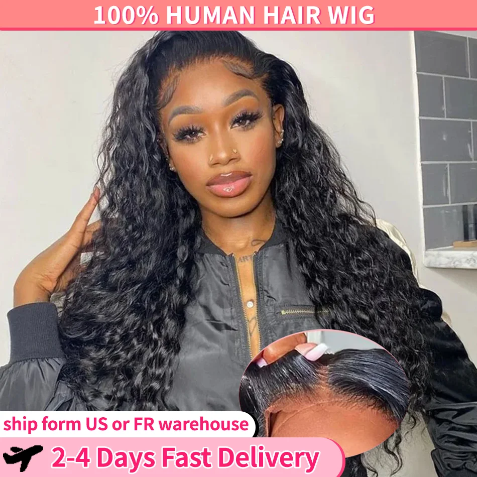 Ready To Wear Glueless Wigs Human Hair Deep Wave 5x5 Lace Closure Wig Pre Cut Curly Water Wave 13x4 HD Lace Frontal Wig 200%
Ready To Wear Glueless Wigs Human Hair Deep Wave 5x5 Lace Closure Wig Pre Cut Curly Water Wave 13x4 HD Lace Frontal Wig 200%