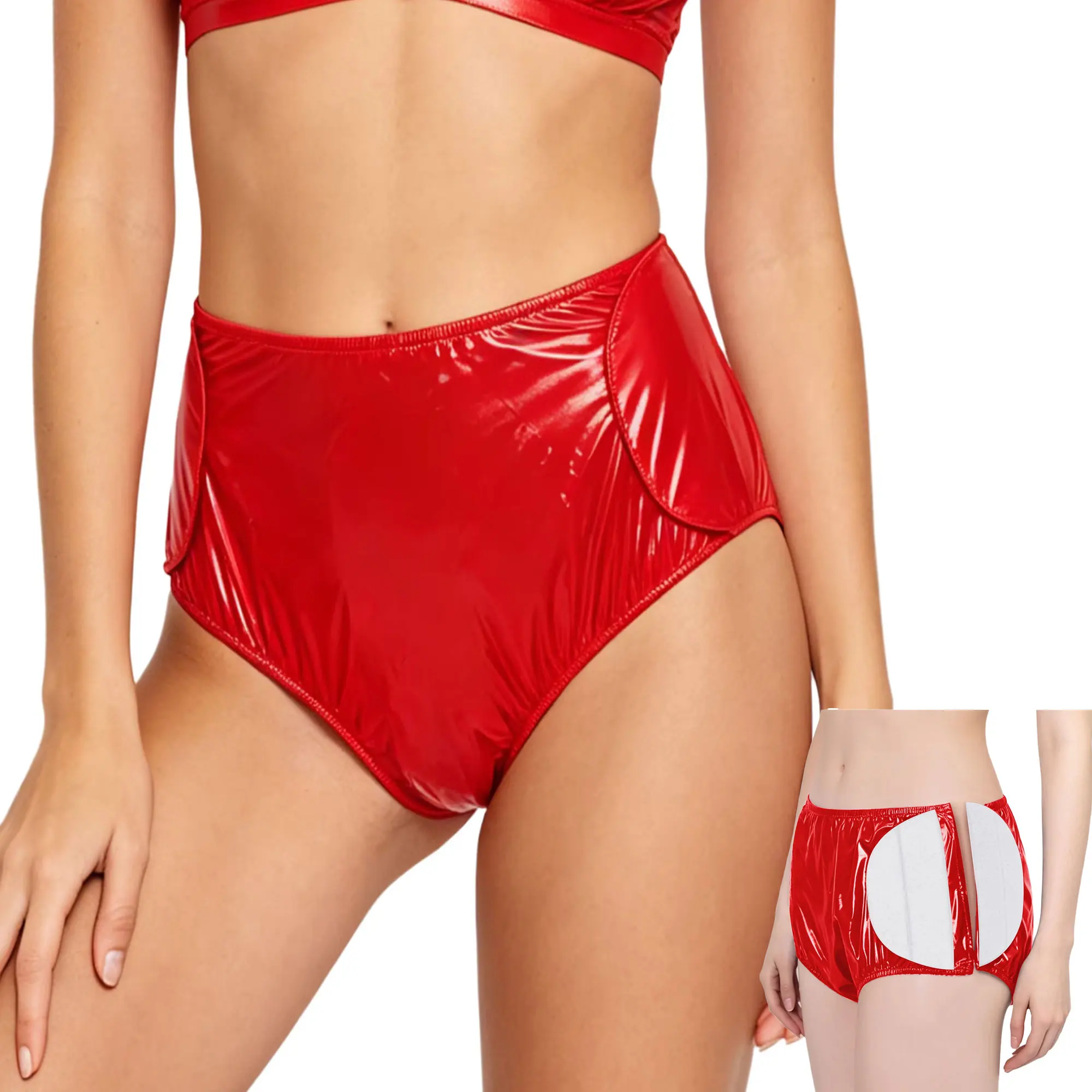 Women Vinyl Waterproof Special Need Swimmers Reusable Swim Diaper Cover Incontinence Briefs Underwear Pool Beach Swimming Suit
Women Vinyl Waterproof Special Need Swimmers Reusable Swim Diaper Cover Incontinence Briefs Underwear Pool Beach Swimming Suit
