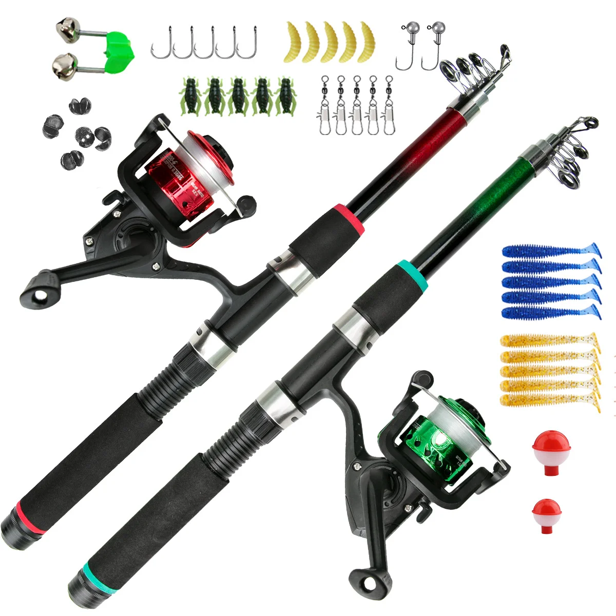 Luya rod full set novice long-range throwing set glass fiber fishing rod bait fishing hook line fishing gear
Luya rod full set novice long-range throwing set glass fiber fishing rod bait fishing hook line fishing gear