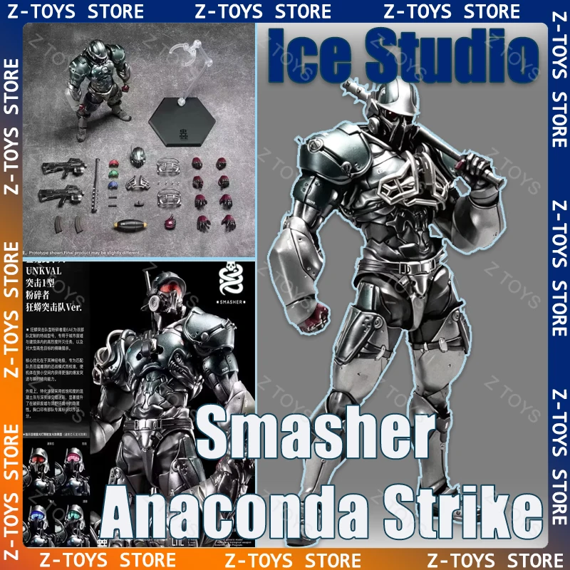 Hot Original Ice Studio 1/12 Pure Ice Vermin Series Unkval Smasher Anaconda Strike Ver In Stock Anime Action Model Toy
Hot Original Ice Studio 1/12 Pure Ice Vermin Series Unkval Smasher Anaconda Strike Ver In Stock Anime Action Model Toy