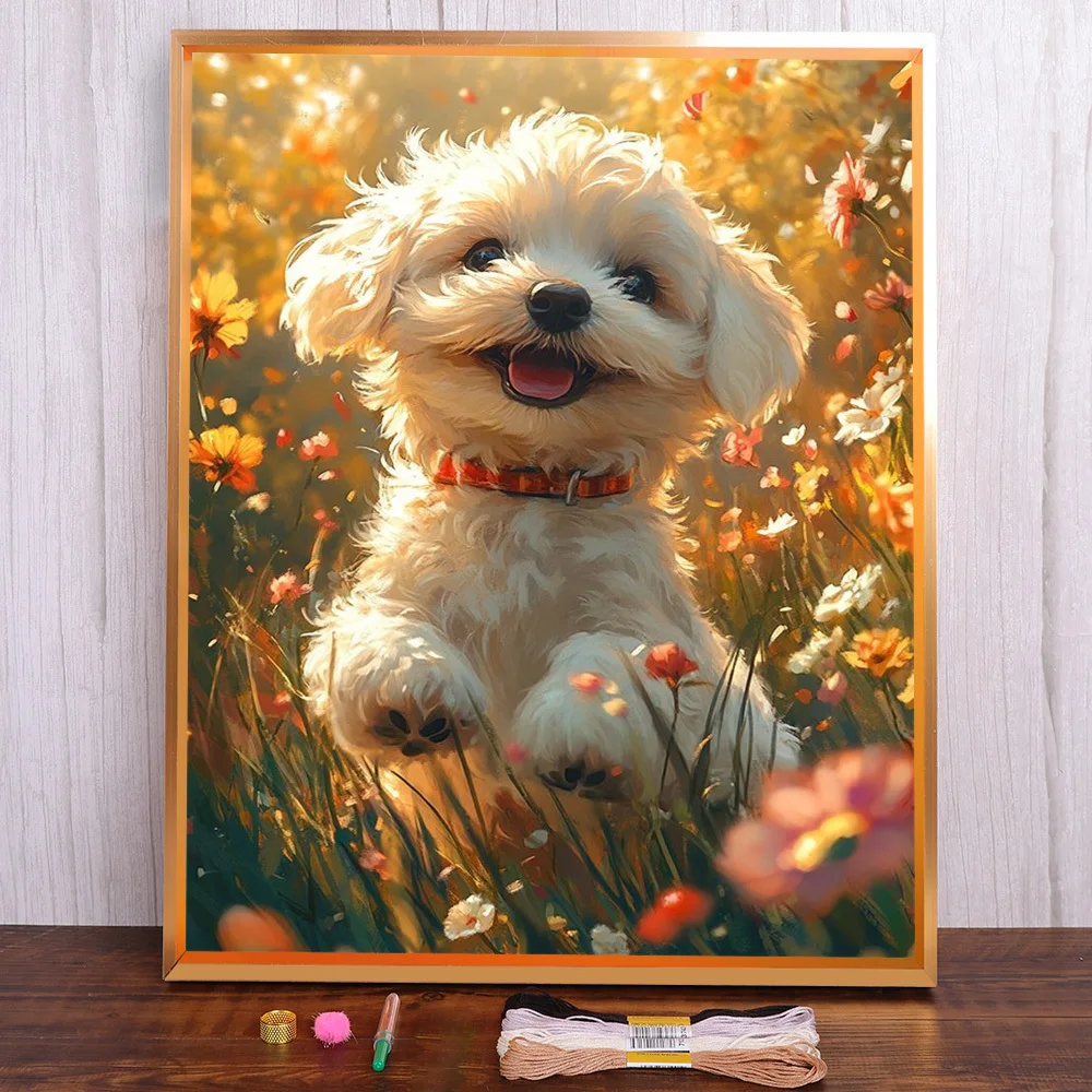 Animal Pet Dog Printed Canvas 11CT Cross Stitch Set DIY Embroidery Handmade Hobby Handicraft Painting Needle Jewelry Different
Animal Pet Dog Printed Canvas 11CT Cross Stitch Set DIY Embroidery Handmade Hobby Handicraft Painting Needle Jewelry Different