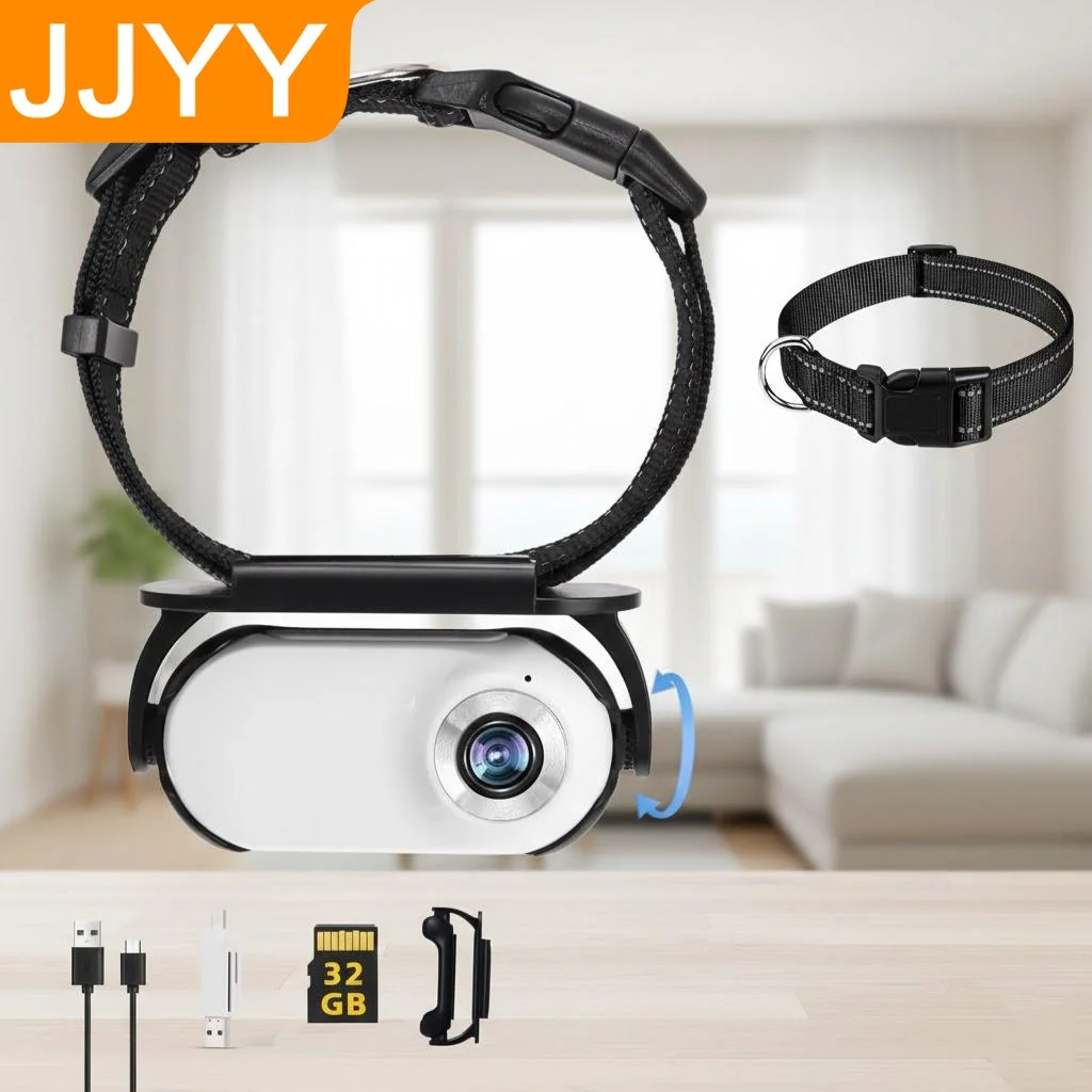 1080P HD Pet Camera Collar Wireless Mini Body Cam for Dogs and Cats Indoor Outdoor Action Recording Real-Time Video Monitor
1080P HD Pet Camera Collar Wireless Mini Body Cam for Dogs and Cats Indoor Outdoor Action Recording Real-Time Video Monitor