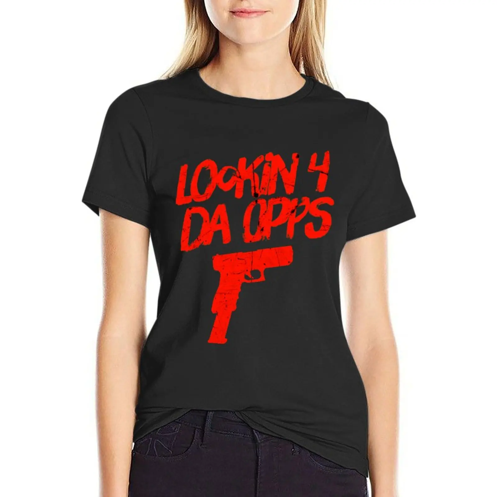 Lookin 4 Da Opps T-Shirt plain animal print shirt for girls cute clothes tight shirts for Women
Lookin 4 Da Opps T-Shirt plain animal print shirt for girls cute clothes tight shirts for Women