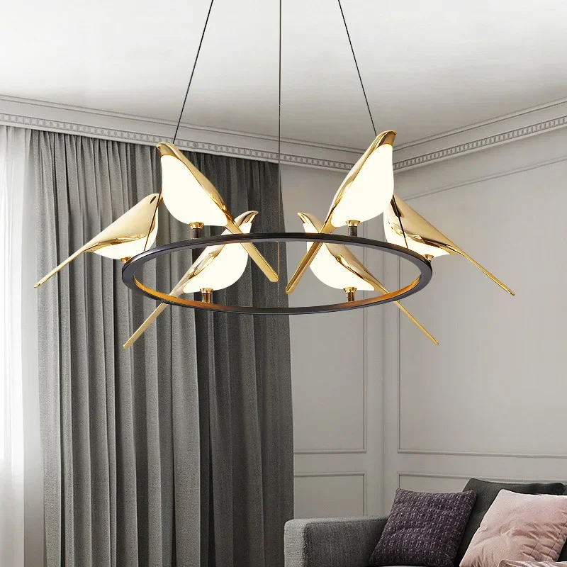 Scandinavia Pendant Light Birds Chandeliers Suspension Hanging Lamp Luminaire for Living Room Bedroom 
Scandinavia Pendant Light Birds Chandeliers Suspension Hanging Lamp Luminaire for Living Room Bedroom