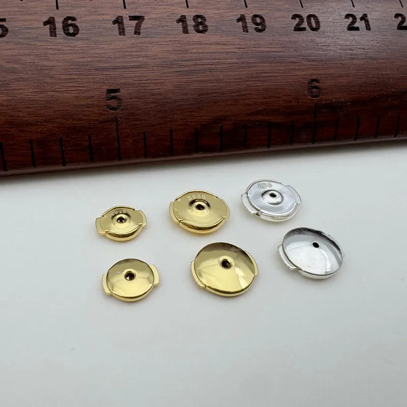 1Pair Solid 925 Sterling Silver Earring Back Stoppers 6MM 8mm Ear Plugs Anti-Drop Ear Caps DIY Jewelry Accessories Making
1Pair Solid 925 Sterling Silver Earring Back Stoppers 6MM 8mm Ear Plugs Anti-Drop Ear Caps DIY Jewelry Accessories Making