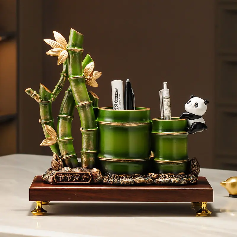 Creative and multifunctional desktop ornaments, new chinoiserieretro pen holder, accessible suitable for office and living room
Creative and multifunctional desktop ornaments, new chinoiserieretro pen holder, accessible suitable for office and living room