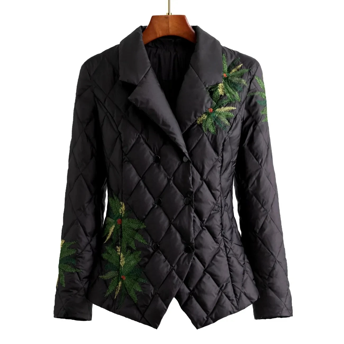 Новая женская укороченная куртка-пуховик с вышивкой цветами, осенне-зимняя, легкая, с воротником-стойкой
Новая женская укороченная куртка-пуховик с вышивкой цветами, осенне-зимняя, легкая, с воротником-стойкой