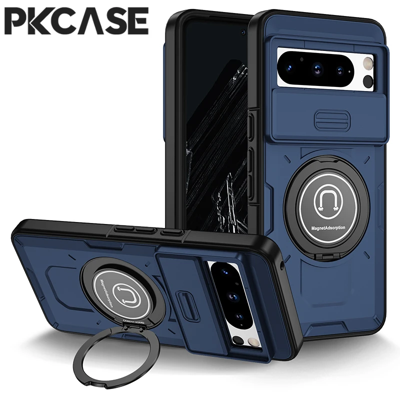 PKCASE Slide Push Window Lens Protection Case For Google Pixel 8A Magnetic Ring Bracket Phone Cover For Google Pixel 8 Pro 7 Pro
PKCASE Slide Push Window Lens Protection Case For Google Pixel 8A Magnetic Ring Bracket Phone Cover For Google Pixel 8 Pro 7 Pro