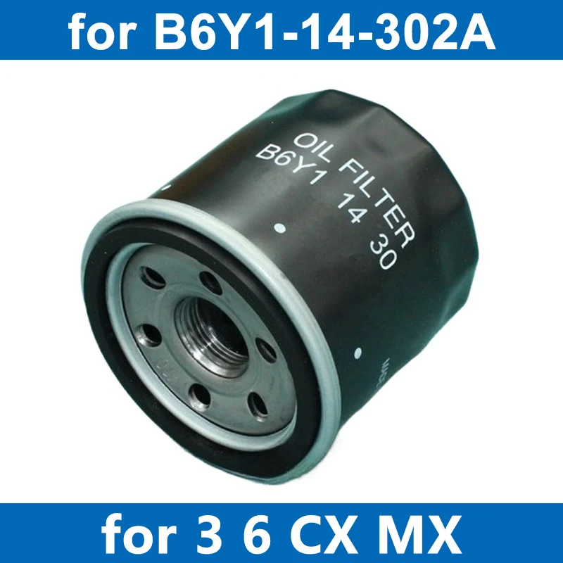 1/6Pcs Car Oil Filter B6Y1-14-302A For 2 3 6 323 626 CX-3 CX-4 CX-5 CX-30 CX-60 MX-3 MX-5 PREMACY RX8 1.5 1.6 1.8 2.0 2.5L
1/6Pcs Car Oil Filter B6Y1-14-302A For 2 3 6 323 626 CX-3 CX-4 CX-5 CX-30 CX-60 MX-3 MX-5 PREMACY RX8 1.5 1.6 1.8 2.0 2.5L