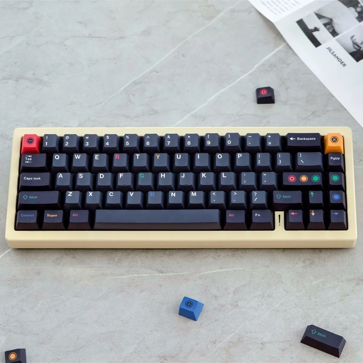 129 Keys GMK Dark light Keycaps Cherry Profile PBT Dye Sublimation KeyCaps For MX Switch Mechanical Keyboard GK61/64/68/75/84/87
129 Keys GMK Dark light Keycaps Cherry Profile PBT Dye Sublimation KeyCaps For MX Switch Mechanical Keyboard GK61/64/68/75/84/87