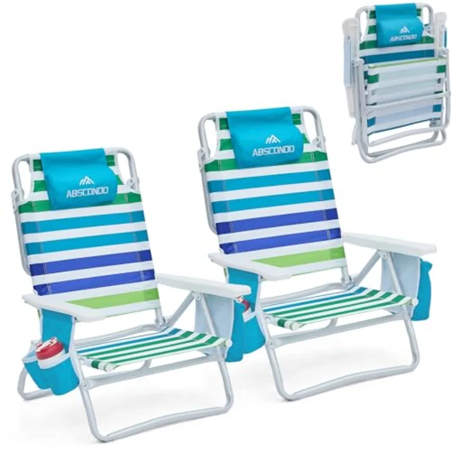 Beach Chairs for Adults 2 Pack Outdoor Folding Beach Chairs Heavy Duty 350lbs Ccity 5 Position Reclining Towel Bar Cooler Pouch
Beach Chairs for Adults 2 Pack Outdoor Folding Beach Chairs Heavy Duty 350lbs Ccity 5 Position Reclining Towel Bar Cooler Pouch
